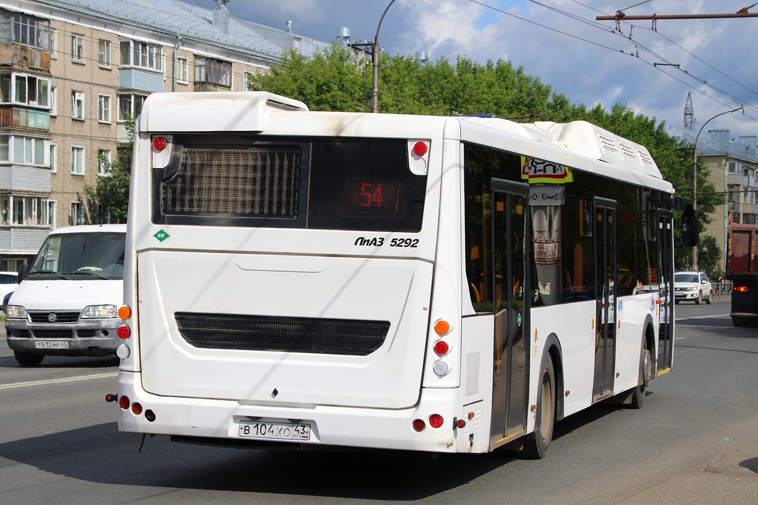 Кировская область, ЛиАЗ-5292.67 (CNG) № В 104 ХО 43