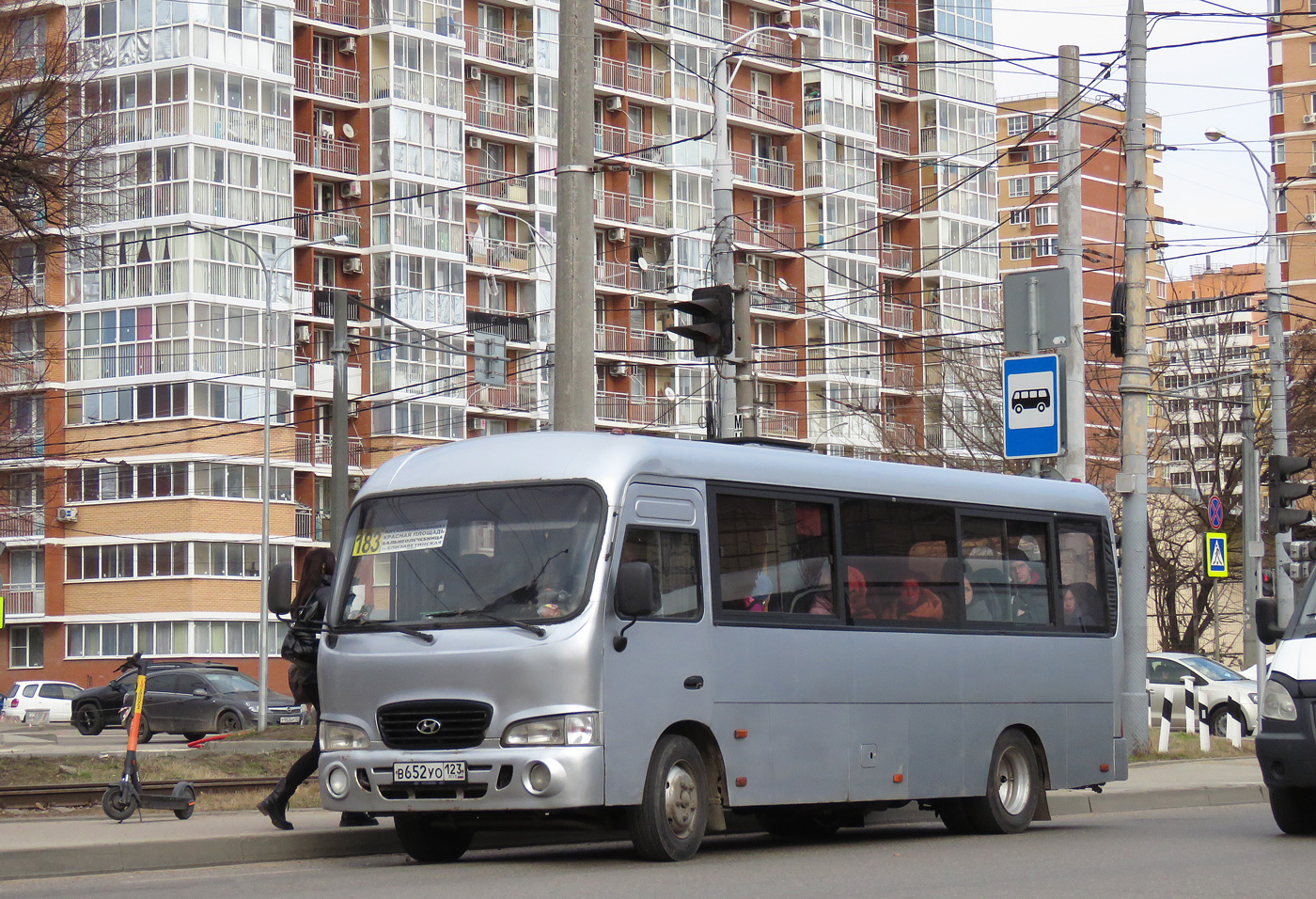 Краснодарский край, Hyundai County LWB C11 (ТагАЗ) № В 652 УО 123