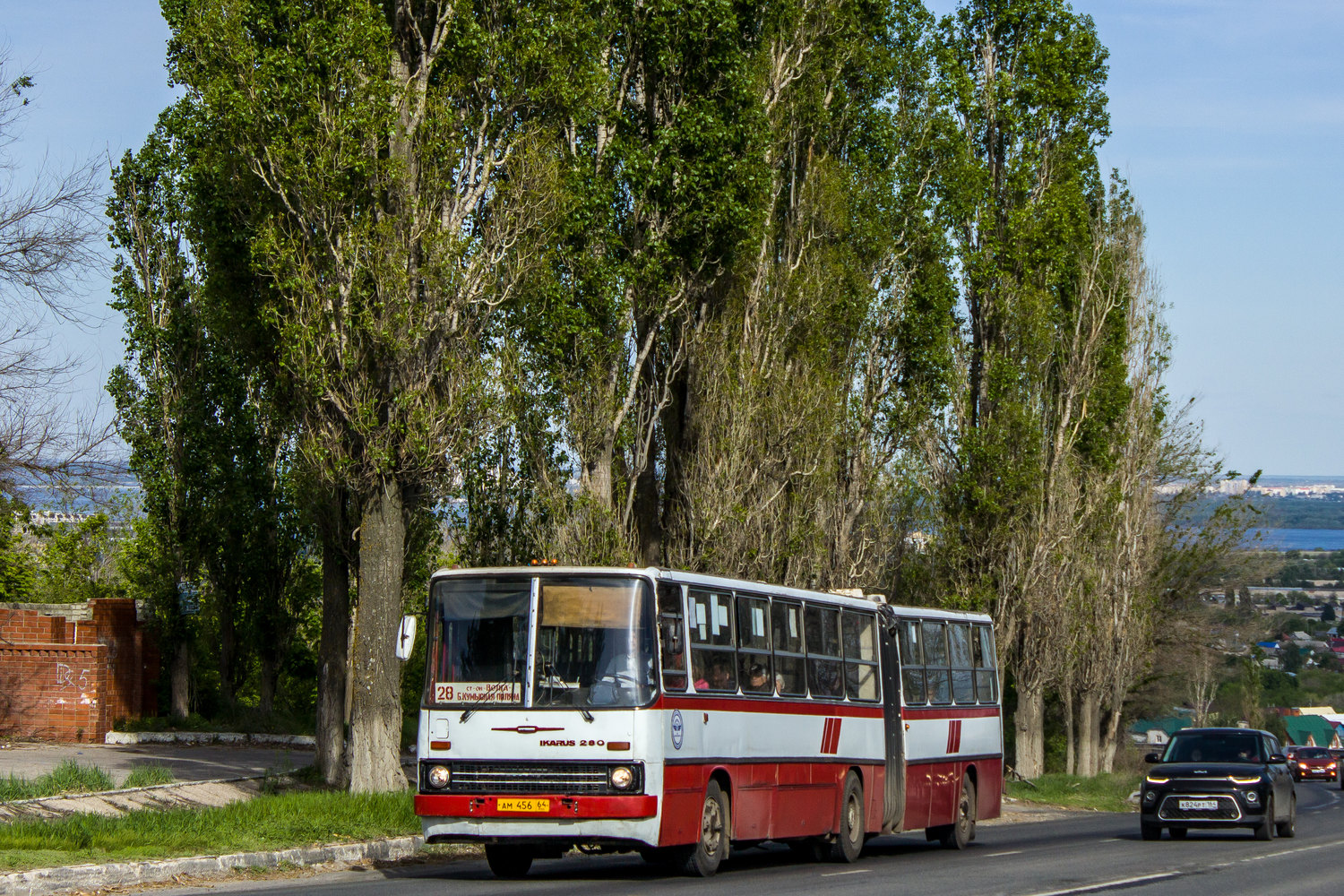 Саратовская область, Ikarus 280.33 № АМ 456 64