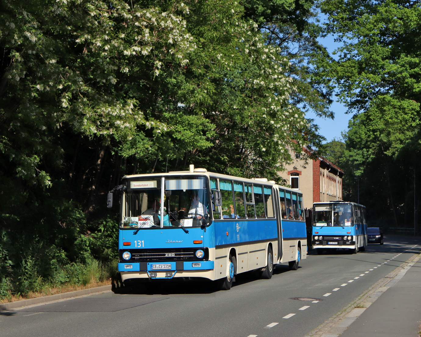 Бранденбург, Ikarus 280.03 № 131; Саксония — 7. Ikarus-Bus-Treffen in Deutschland — Chemnitz 03.06.2023