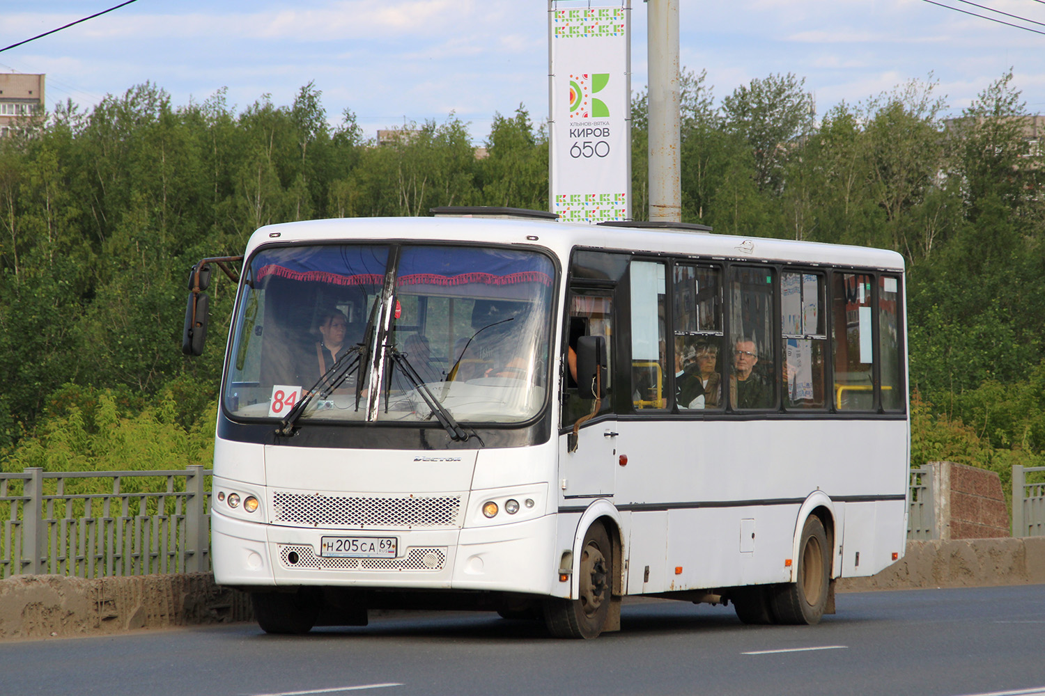 Kirov region, PAZ-320412-04 "Vector" № Н 205 СА 69