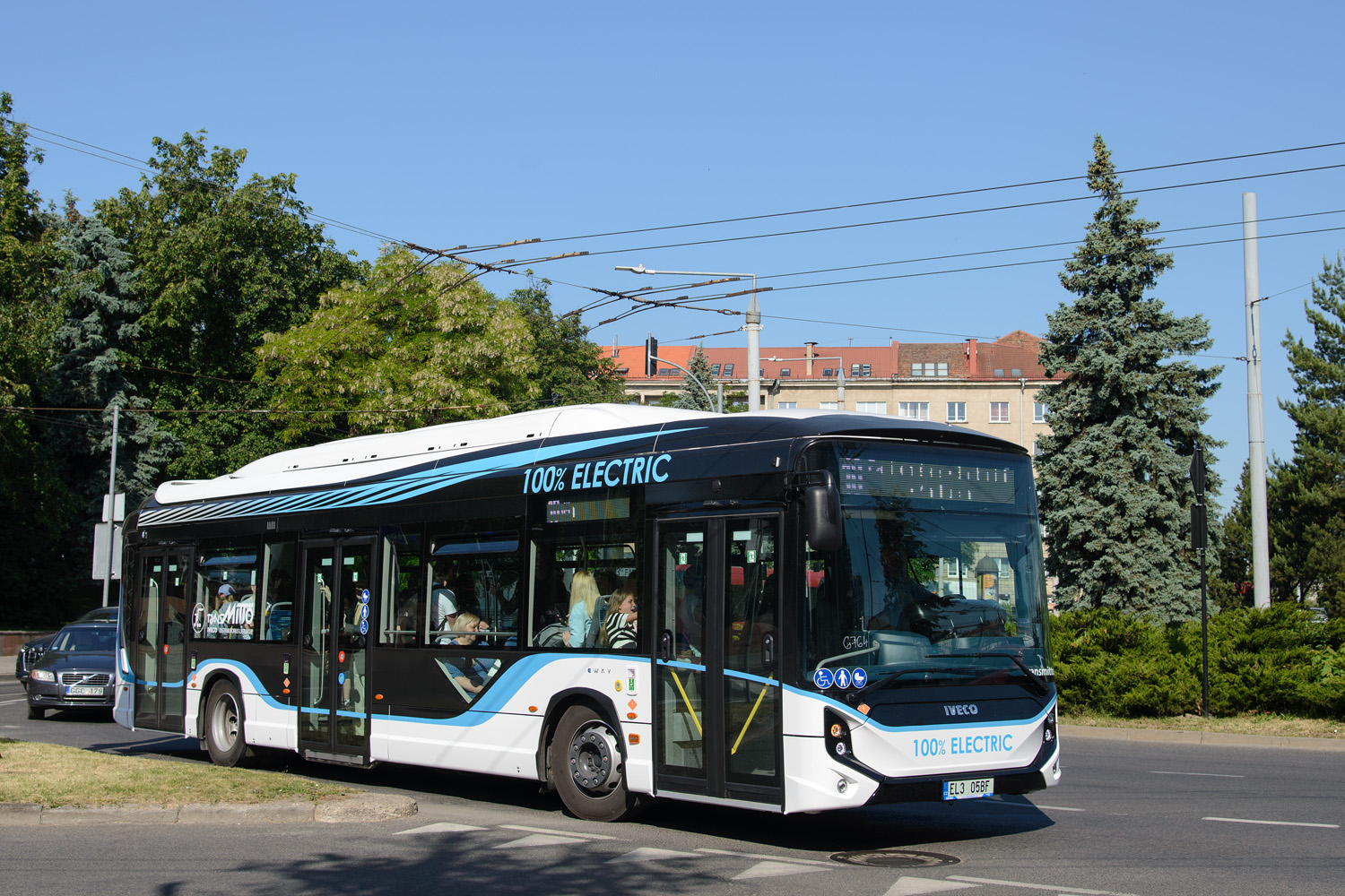 Литва, IVECO E-Way 12M № 4624