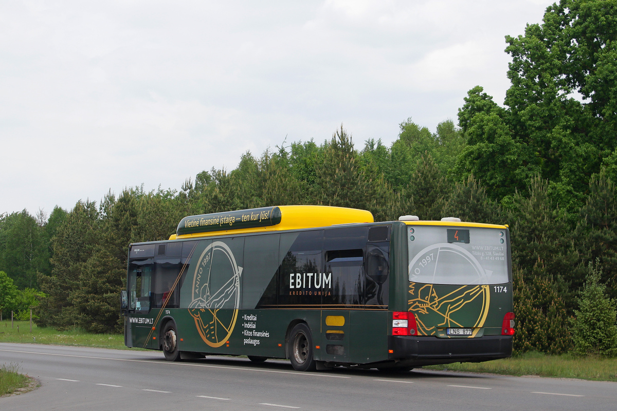 Литва, MAN A21 Lion's City NL243 CNG № 1174