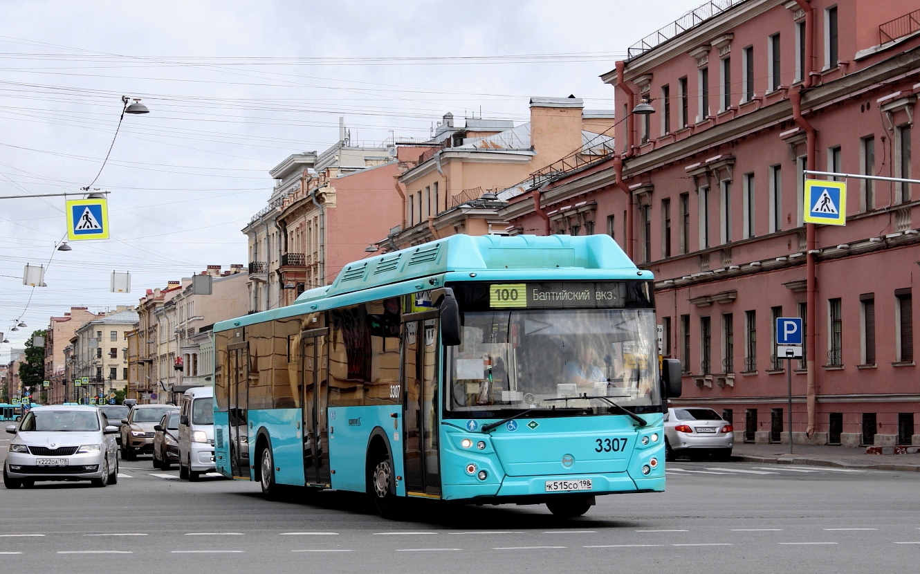 Санкт-Петербург, ЛиАЗ-5292.67 (CNG) № 3307