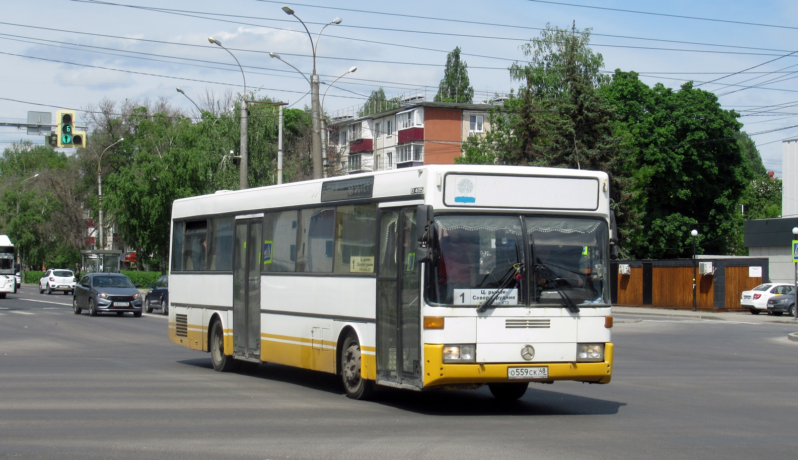 Липецкая область, Mercedes-Benz O405 № О 559 СК 48