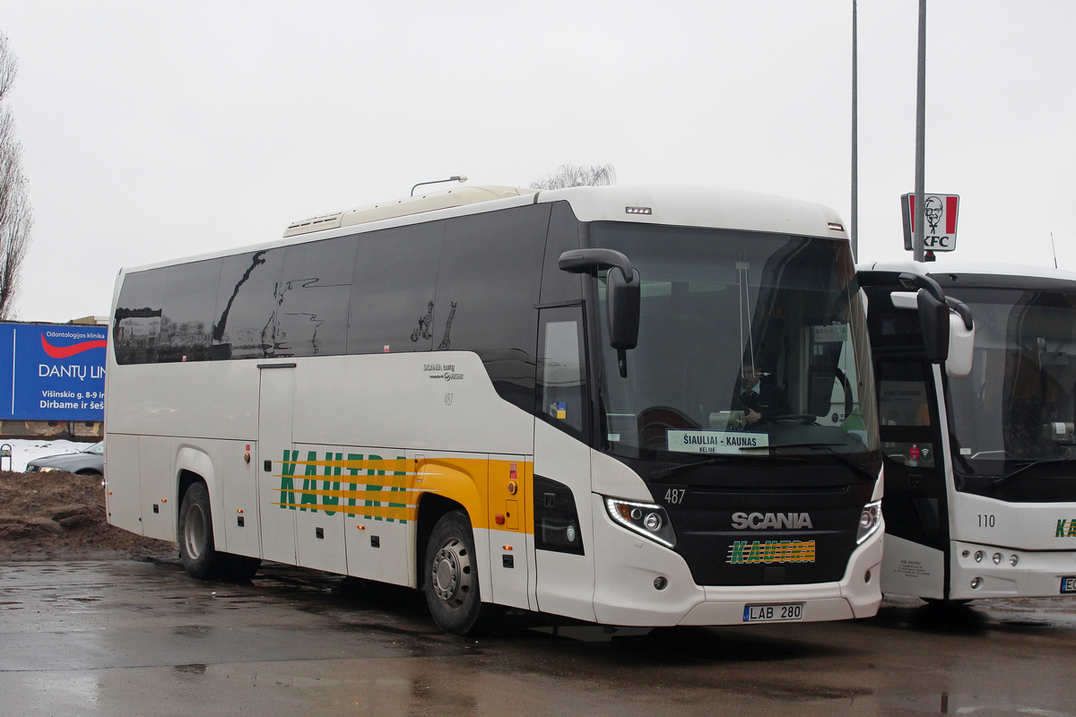 Литва, Scania Touring HD № 487