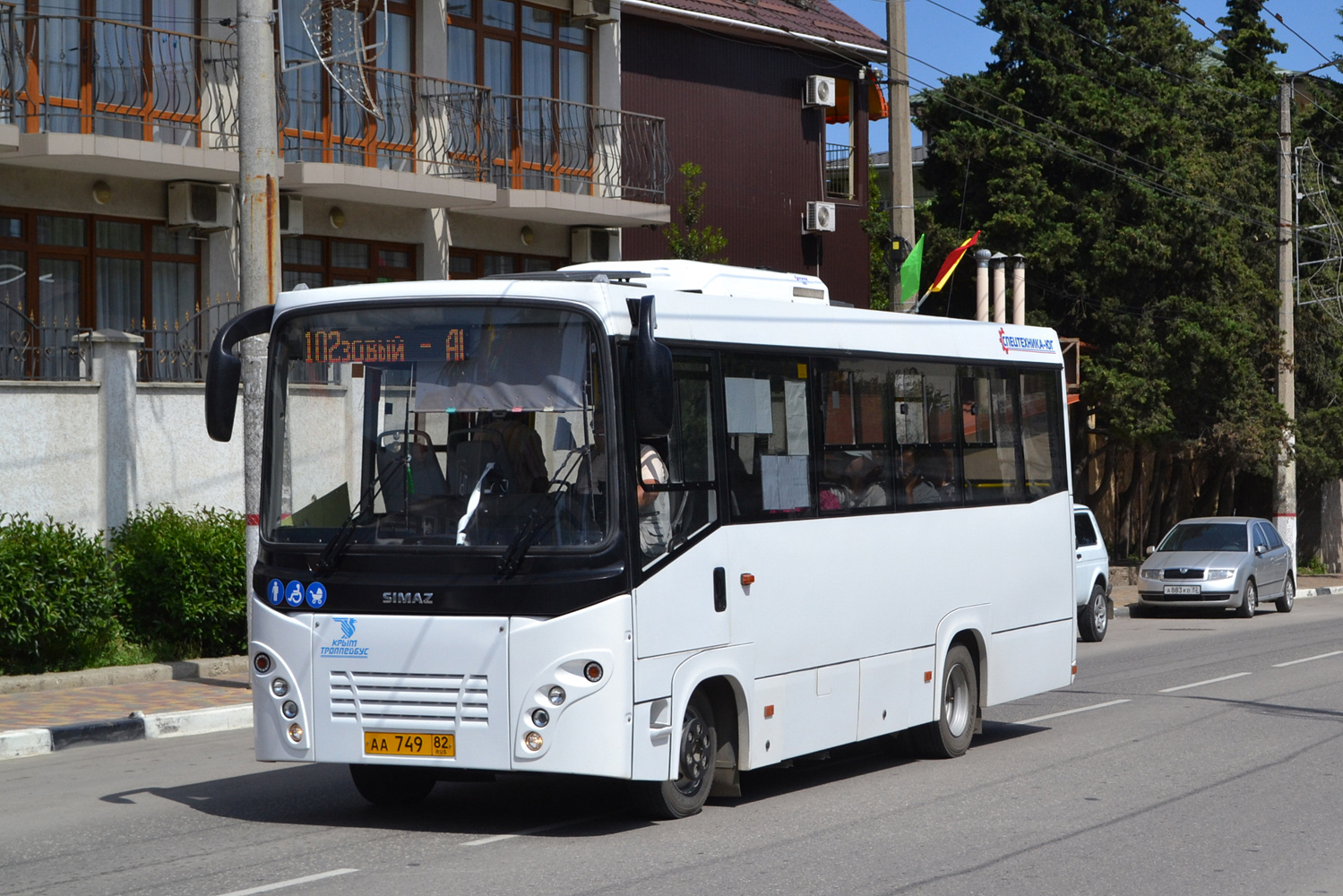 Республика Крым, СИМАЗ-2258 № АА 749 82