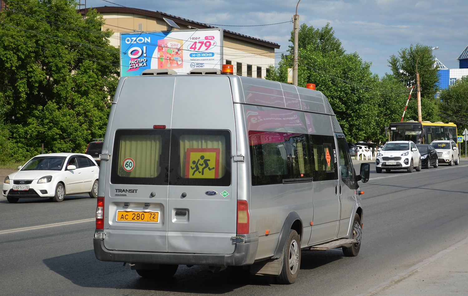 Тюменская область, Промтех-22432D, 2G (Ford Transit) № АС 280 72