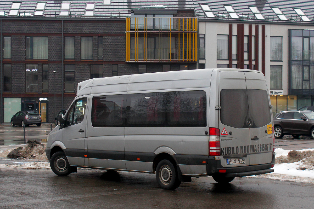 Литва, Mercedes-Benz Sprinter W906 311CDI № HCN 945