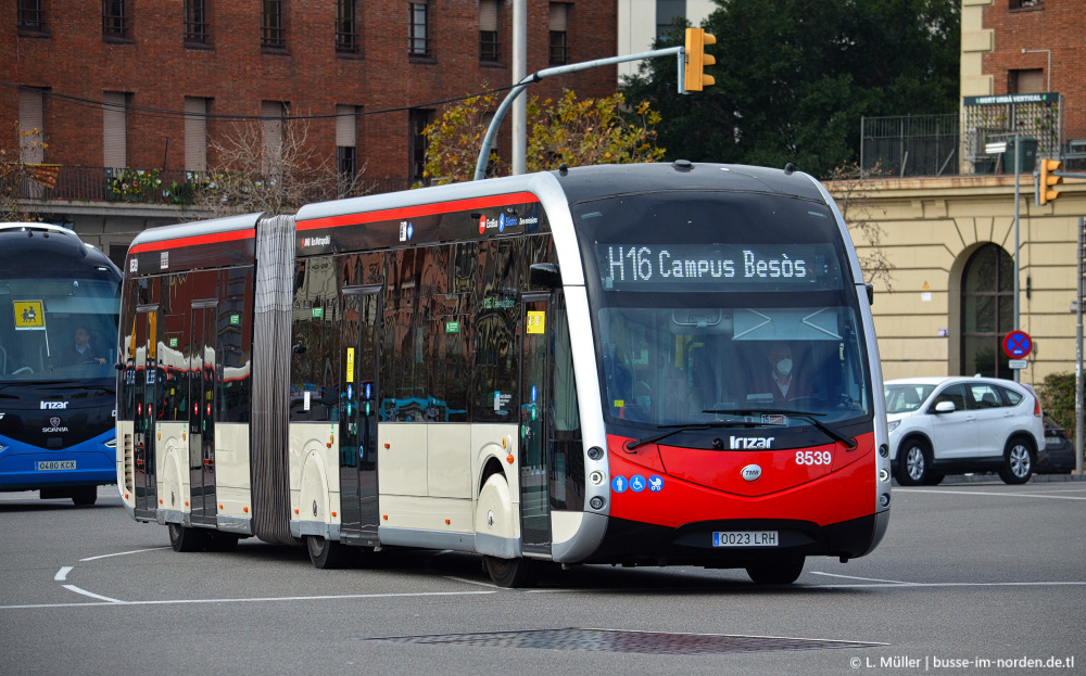 Spain, Irizar ie tram 18m # 8539