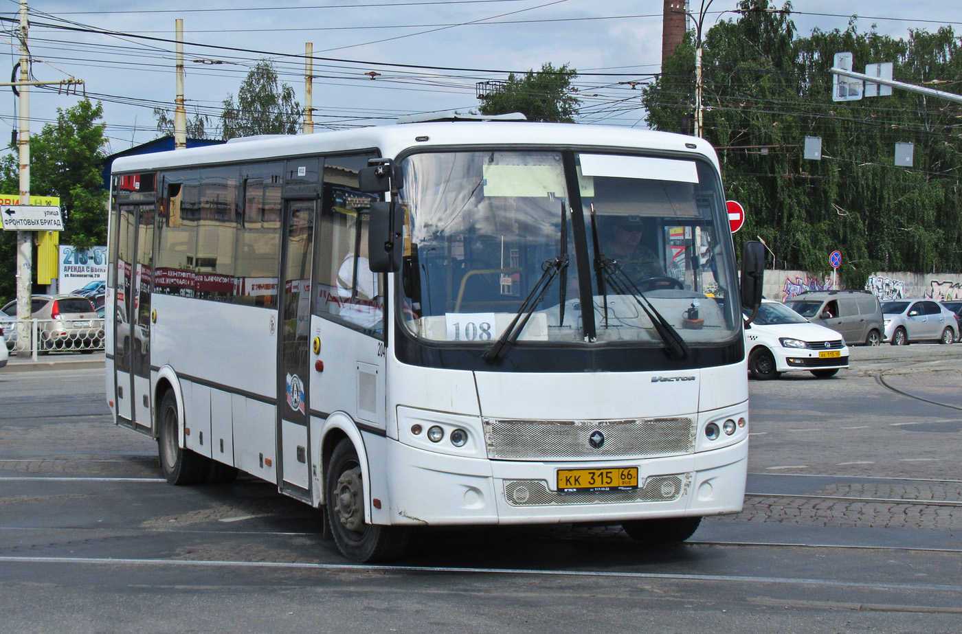 Свердловская область, ПАЗ-320414-05 "Вектор" (1-2) № 204