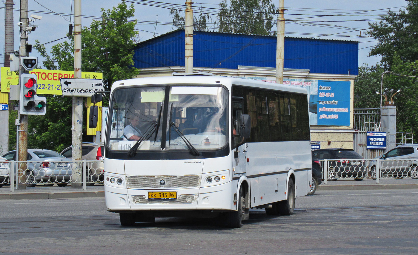 Свердловская область, ПАЗ-320414-05 "Вектор" (1-2) № 204