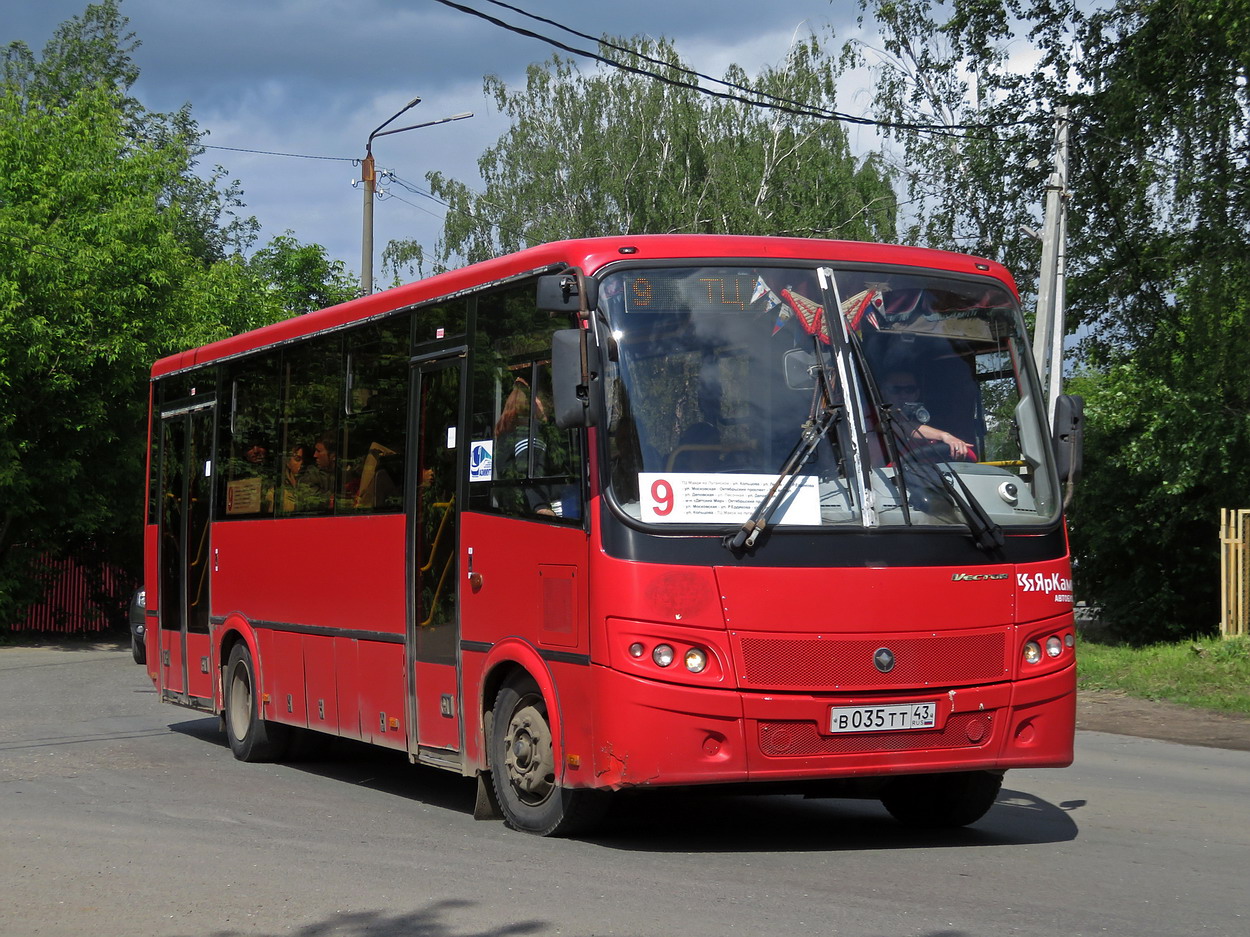 Кировская область, ПАЗ-320414-04 "Вектор" (1-2) № В 035 ТТ 43