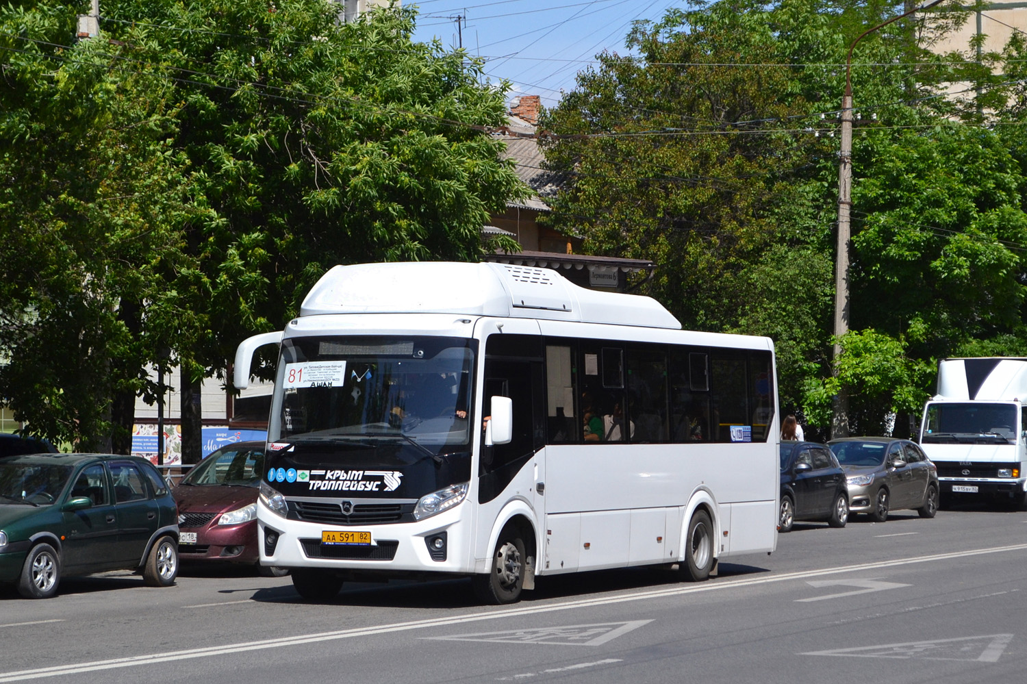 Республика Крым, ПАЗ-320415-14 "Vector Next" № АА 591 82