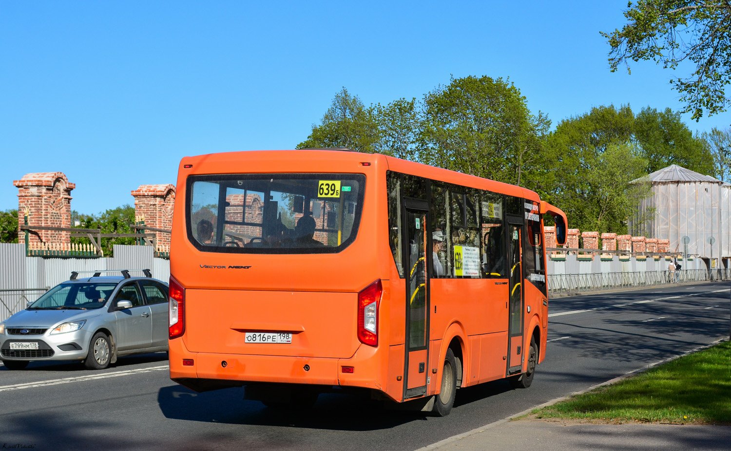 Санкт-Петербург, ПАЗ-320405-04 "Vector Next" № О 816 РЕ 198