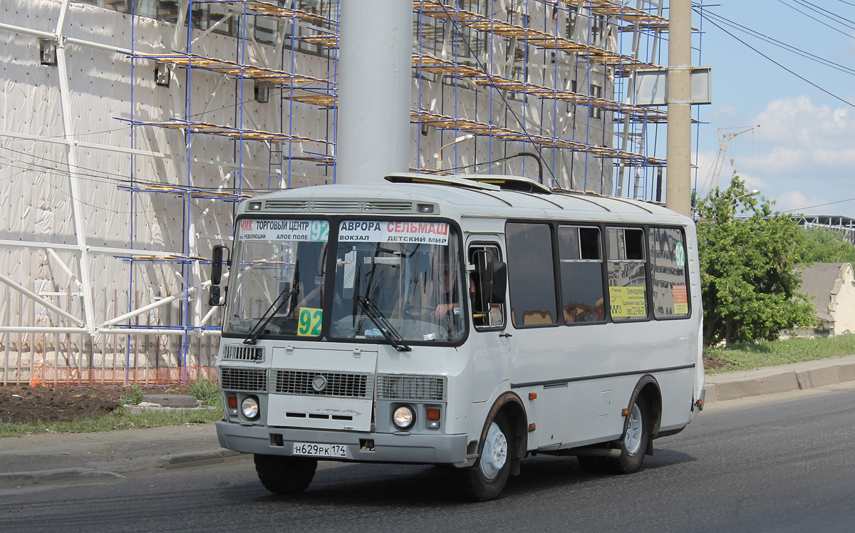 Челябинская область, ПАЗ-32053 № Н 629 РК 174