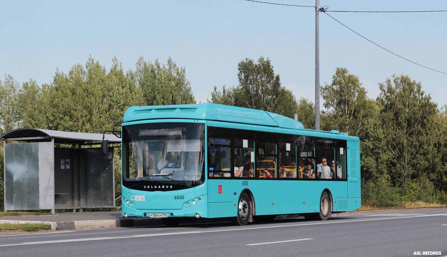 Санкт-Петербург, Volgabus-5270.G4 (CNG) № 6550