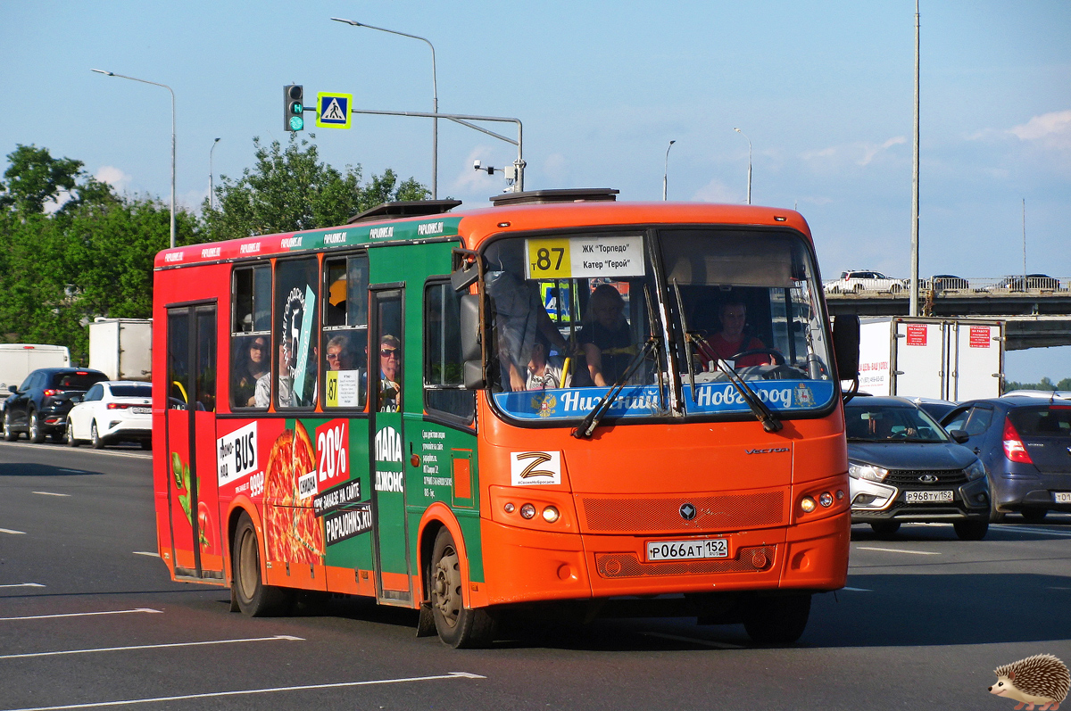 Nizhegorodskaya region, PAZ-320414-05 "Vektor" Nr. Р 066 АТ 152