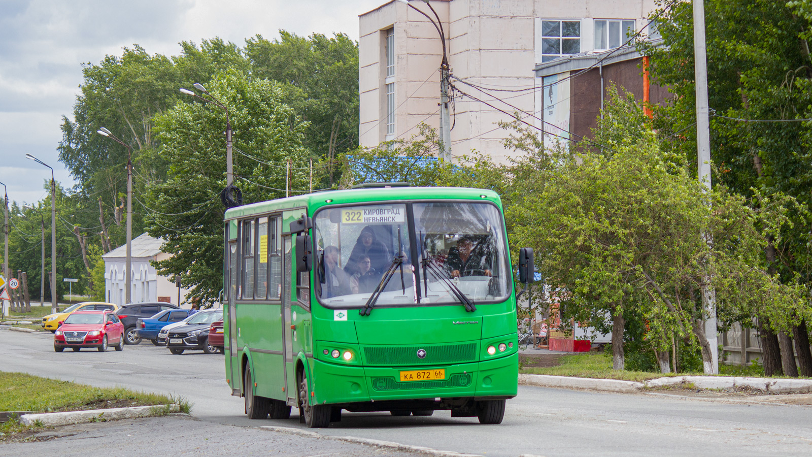 Свердловская область, ПАЗ-320412-14 "Вектор" № КА 872 66