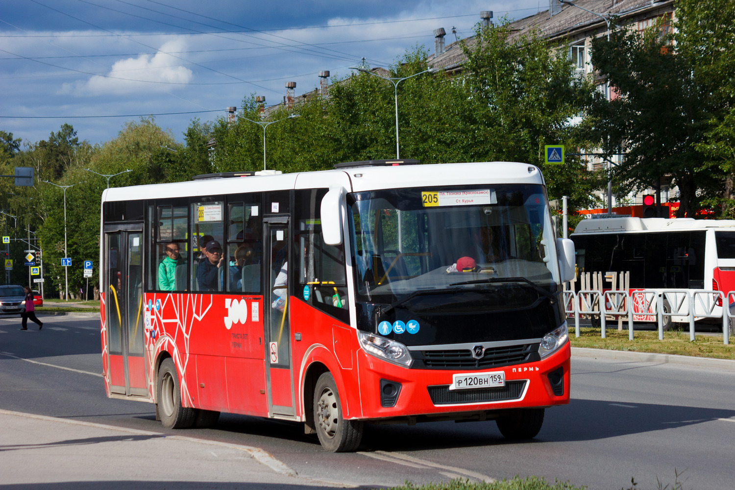 Пермский край, ПАЗ-320415-04 "Vector Next" № Р 120 ВН 159