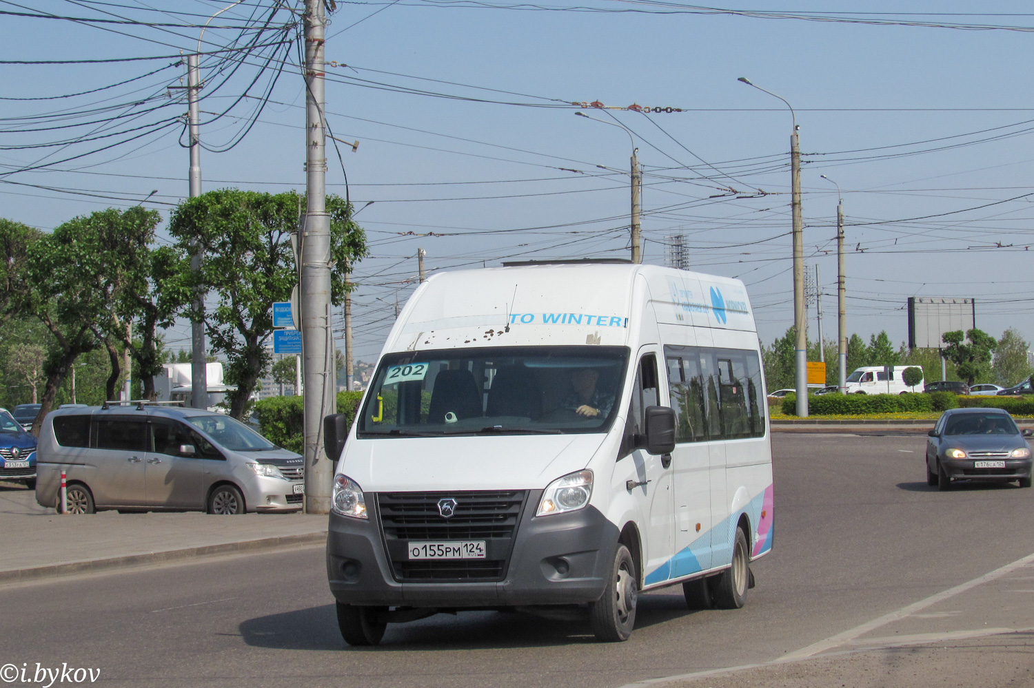 Красноярский край, ГАЗ-A65R32 Next № О 155 РМ 124