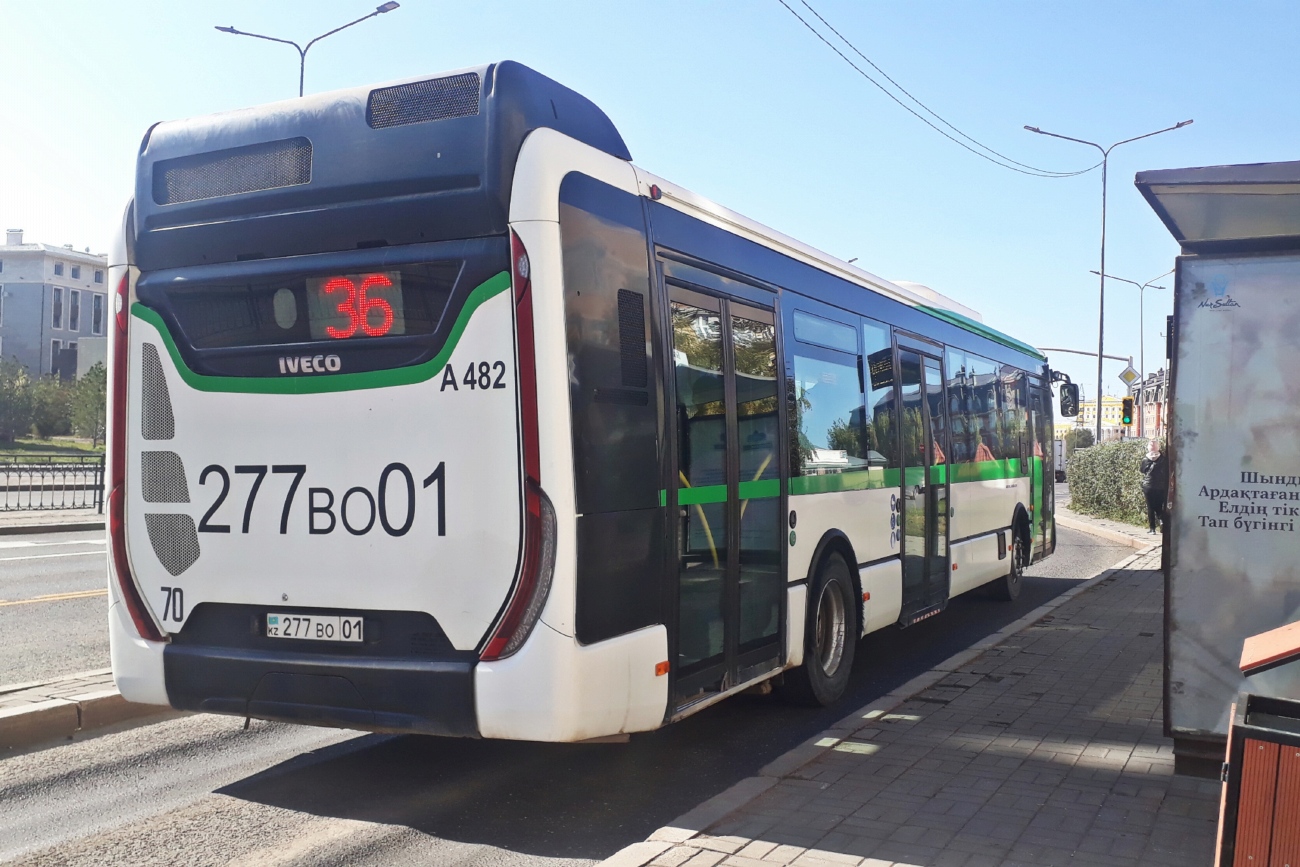 Астана, IVECO Urbanway 12M (СарыаркаАвтоПром) № A482