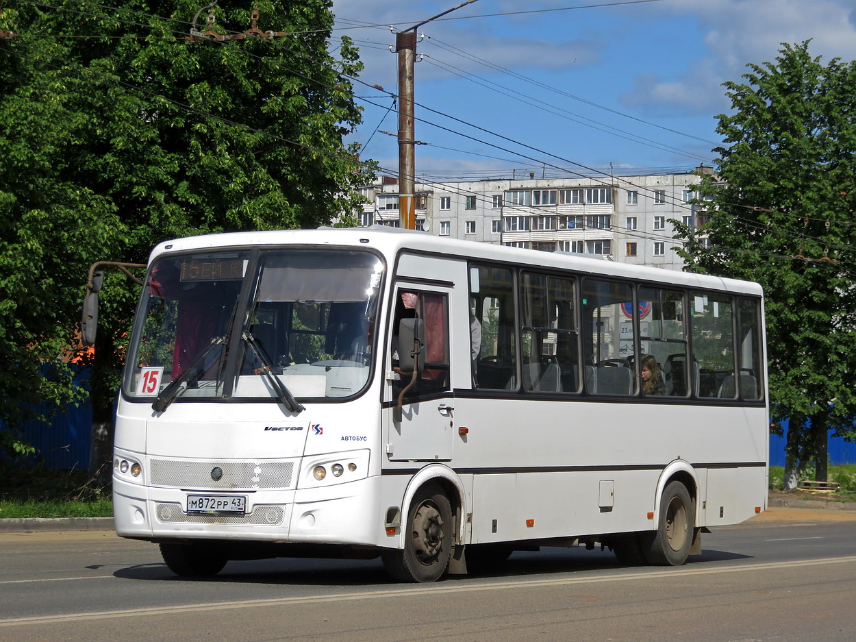 Кировская область, ПАЗ-320412-05 "Вектор" № М 872 РР 43