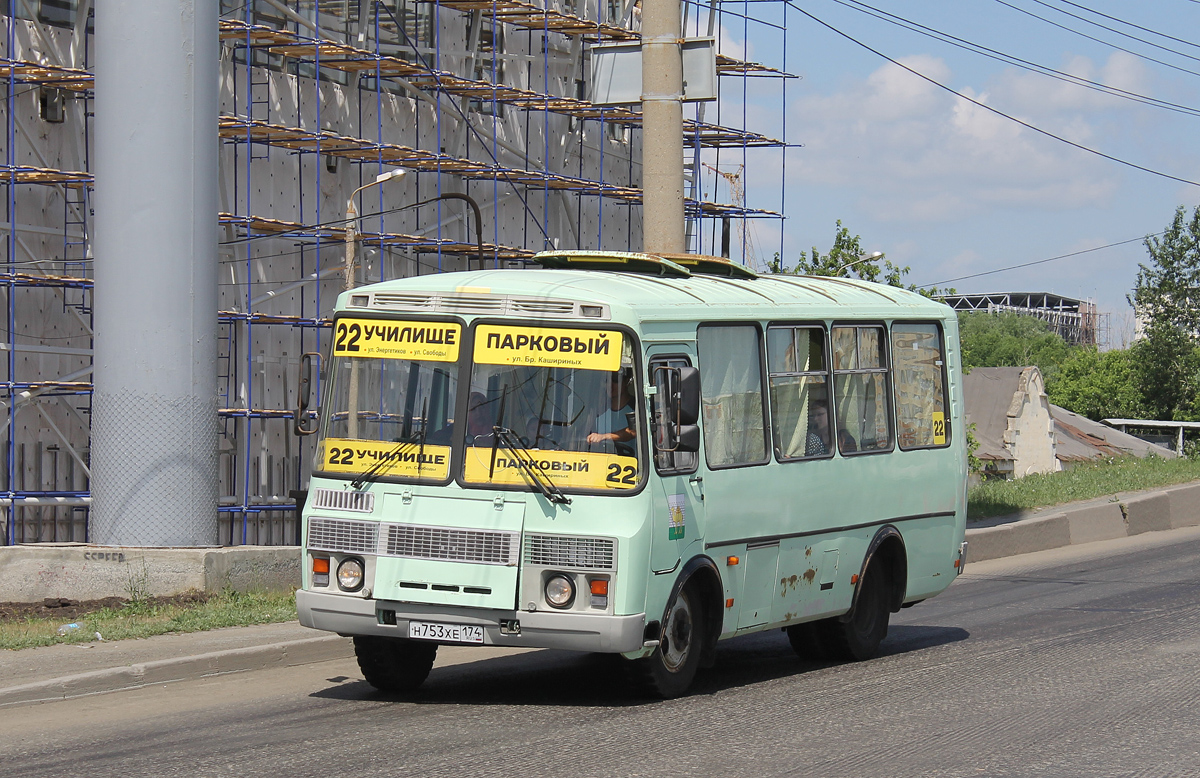 Челябинская область, ПАЗ-32053 № Н 753 ХЕ 174