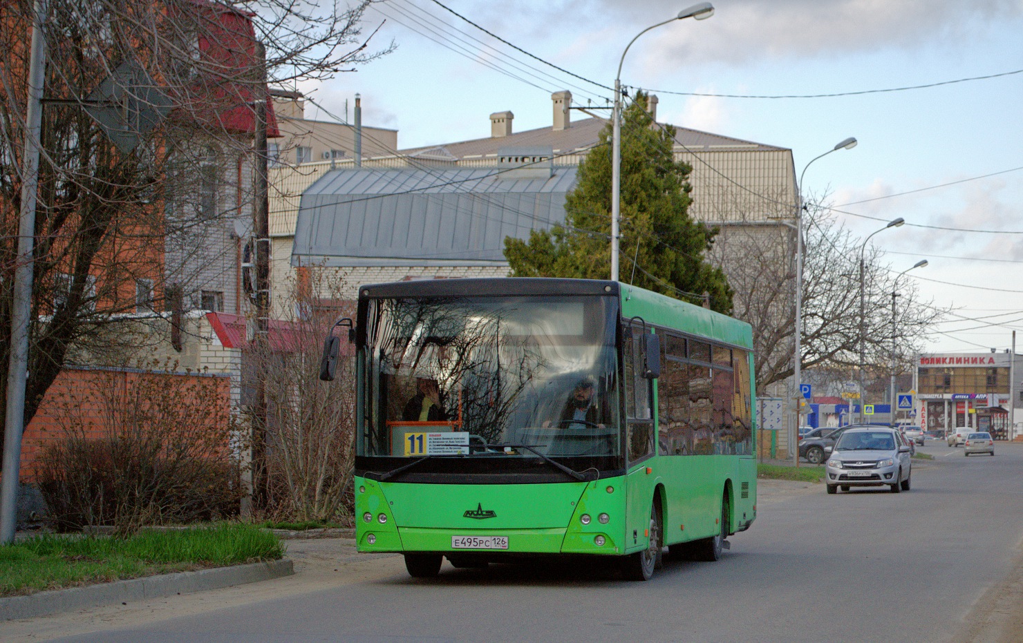 Ставропольский край, МАЗ-206.067 № Е 495 РС 126