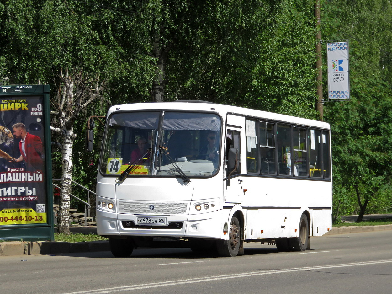Kirov region, PAZ-320412-04 "Vector" № К 678 СН 69