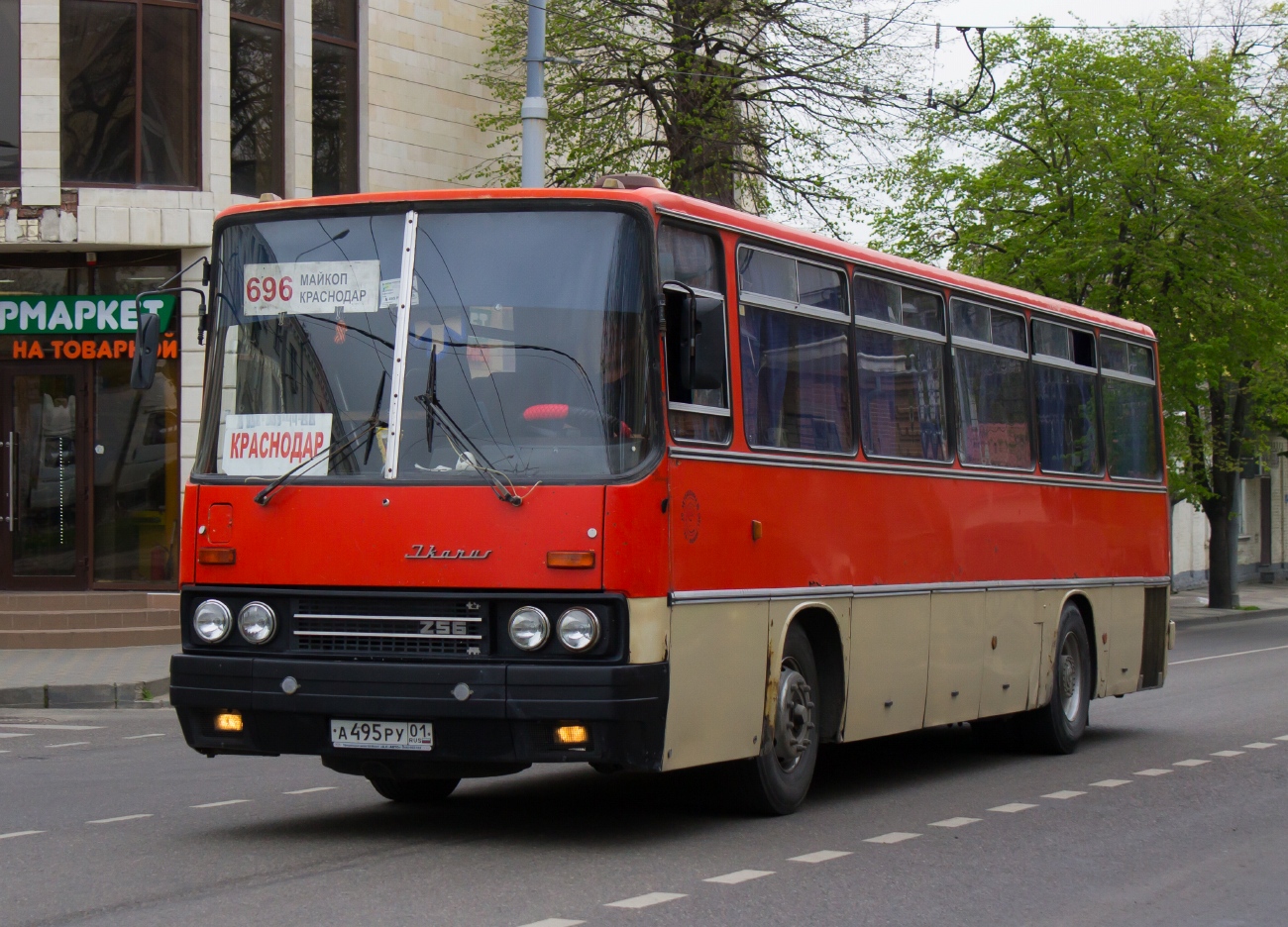 Адыгея, Ikarus 256.74 № А 495 РУ 01