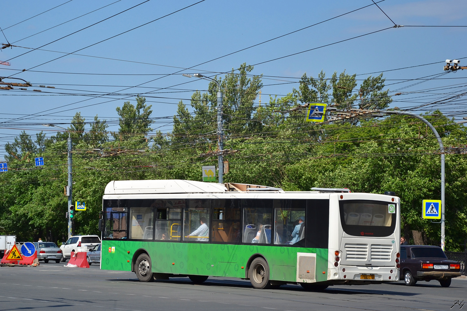 Челябинская область, Volgabus-5270.G2 (CNG) № АТ 052 72