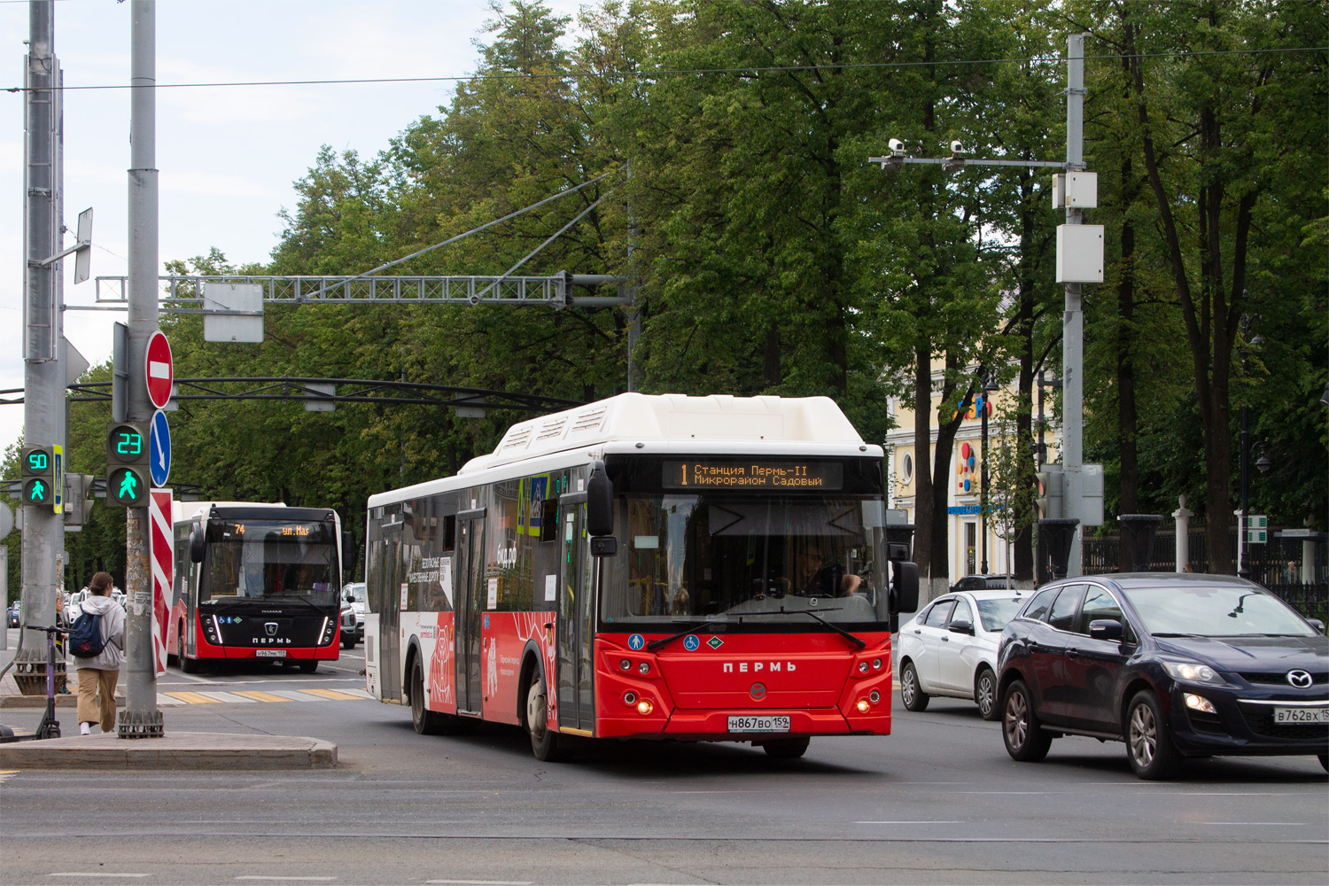 Пермский край, ЛиАЗ-5292.67 (CNG) № Н 867 ВО 159