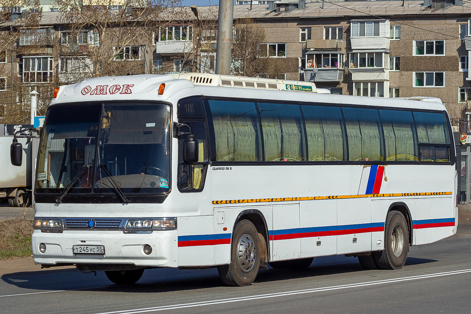 Омская область, Kia KM948 Granbird Greenfield № Т 245 УС 55