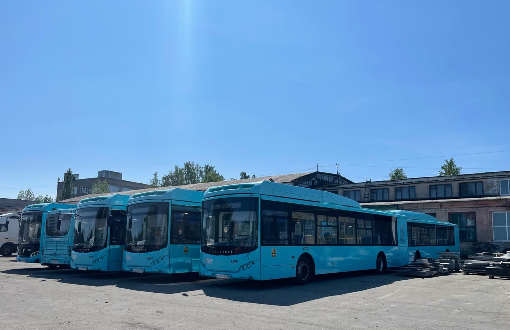 Karelia, Volgabus-5270.G4 (CNG) № 6595; Karelia — New buses; Karelia — Автобусные парки, гаражи, стоянки