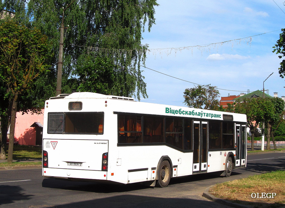 Витебская область, МАЗ-103.586 № АК 8934-2