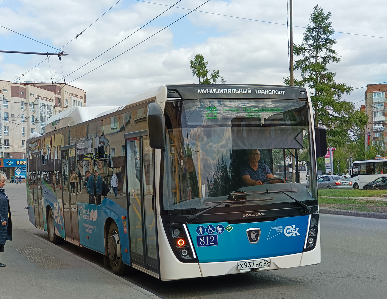 Omsk region, NefAZ-5299-40-57 (CNG) # 812