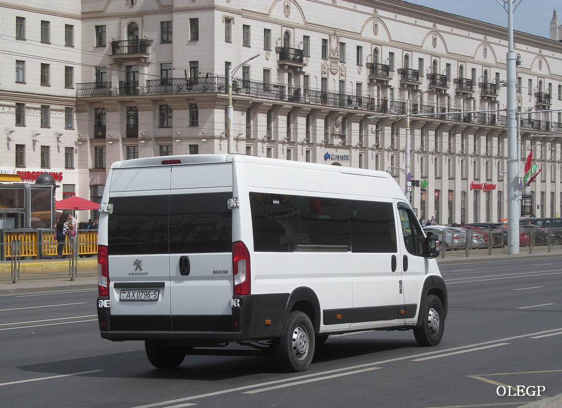 Минская область, Peugeot Boxer № АХ 0796-5 Минская область, Peugeot Boxer № АХ 0796-5