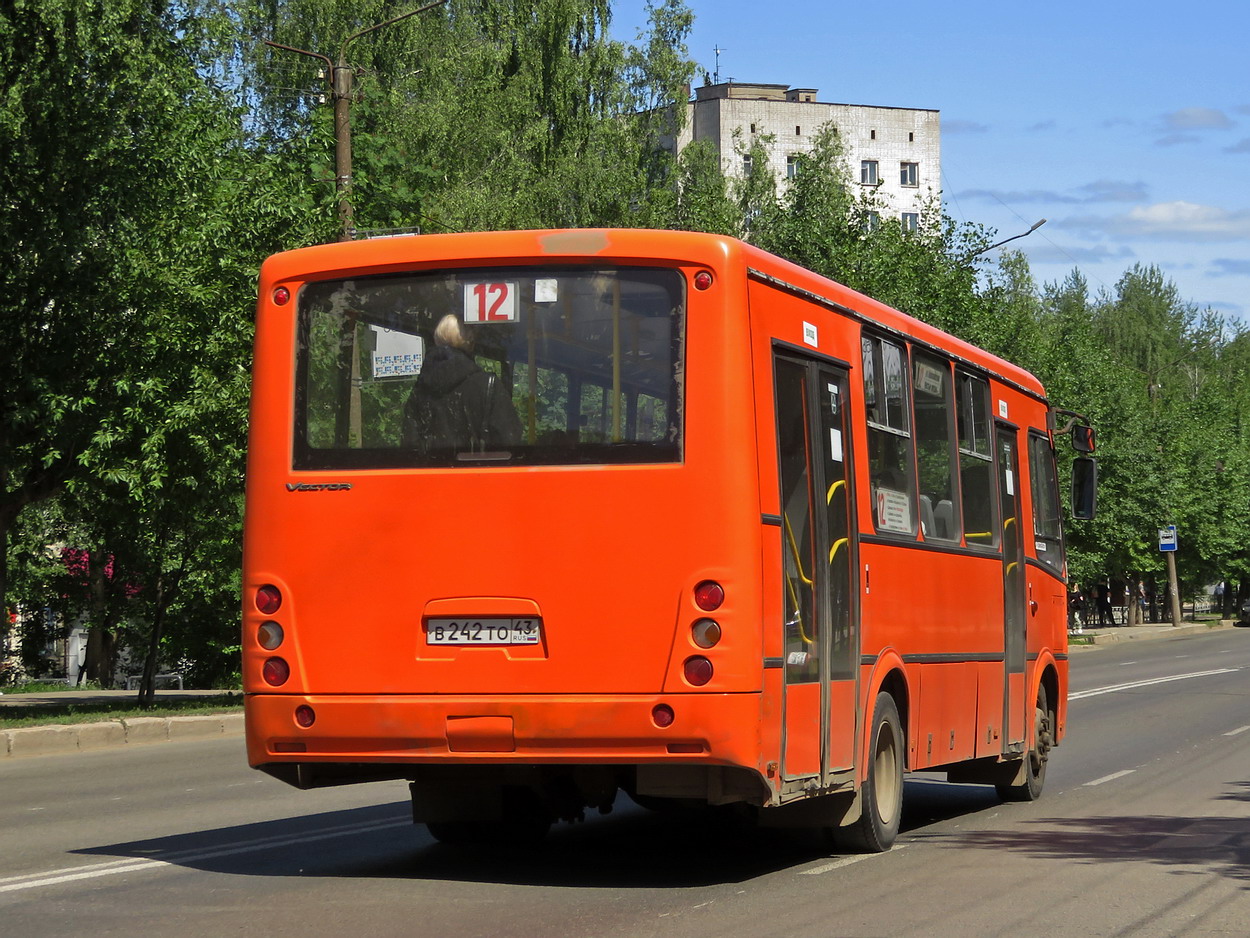 Кировская область, ПАЗ-320414-05 "Вектор" (1-2) № В 242 ТО 43