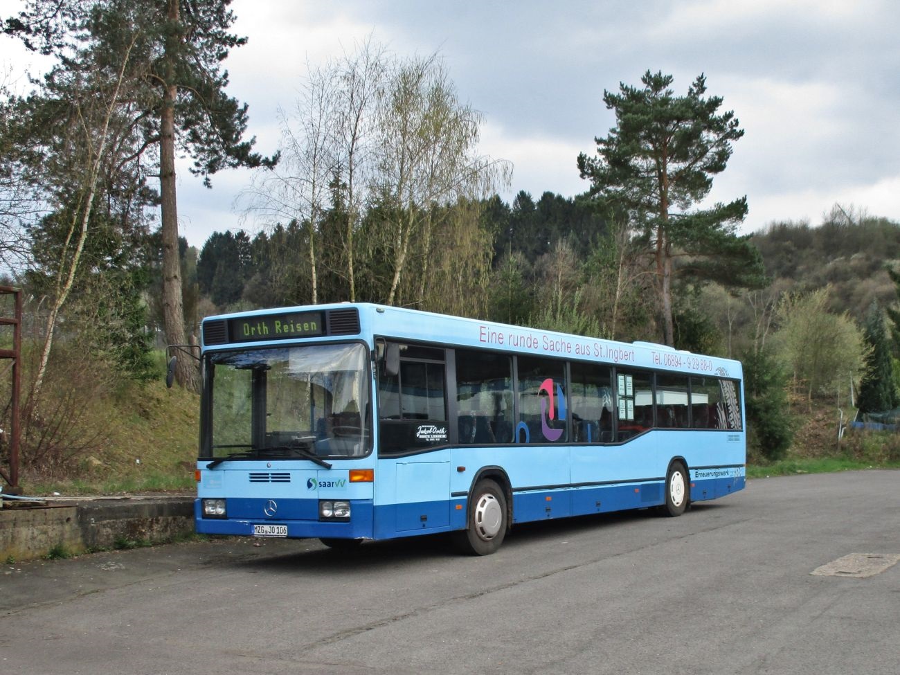 Саар, Mercedes-Benz O405N2Ü № MZG-JO 106