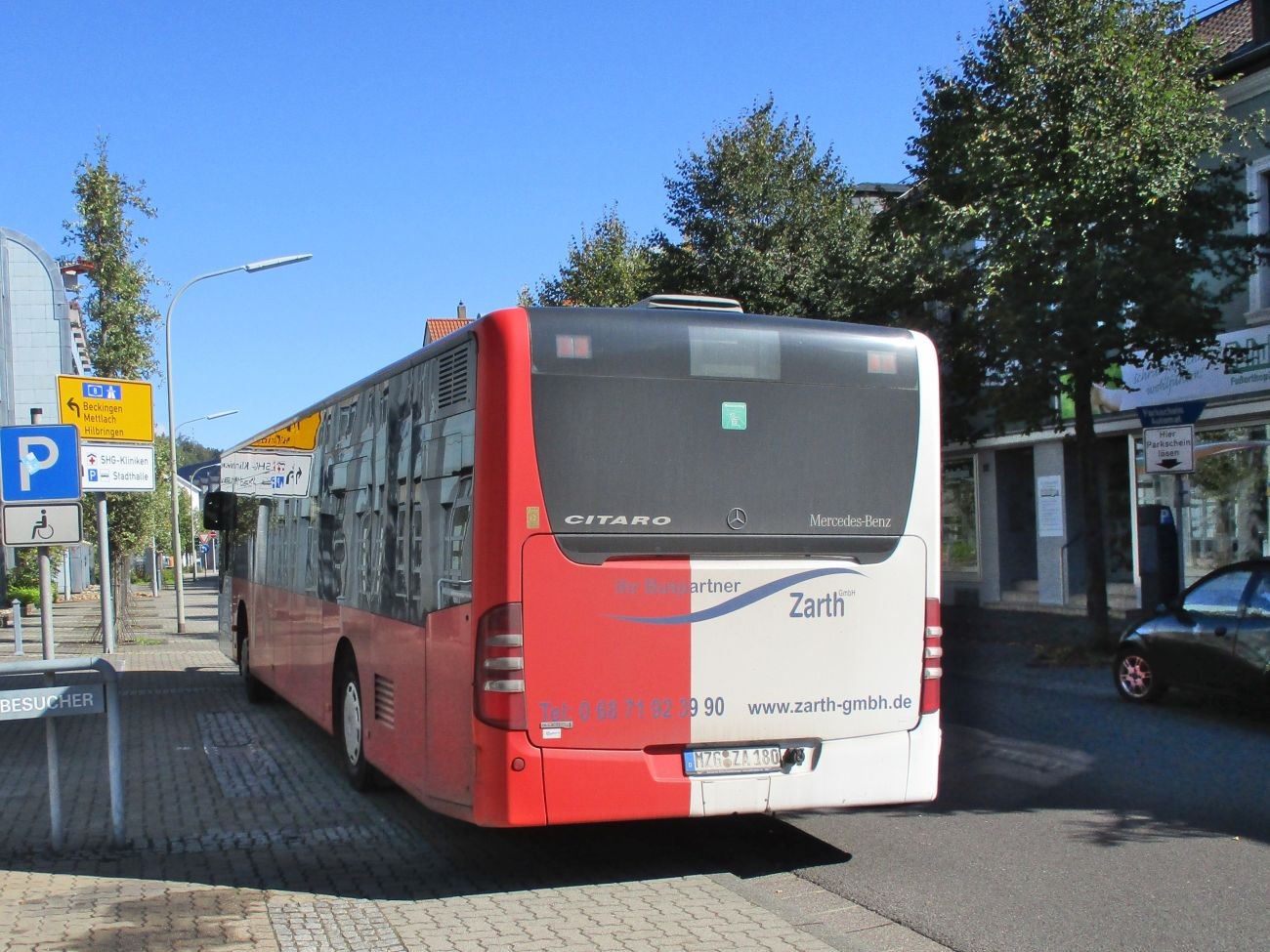 Саар, Mercedes-Benz O530Ü Citaro facelift Ü № MZG-ZA 180