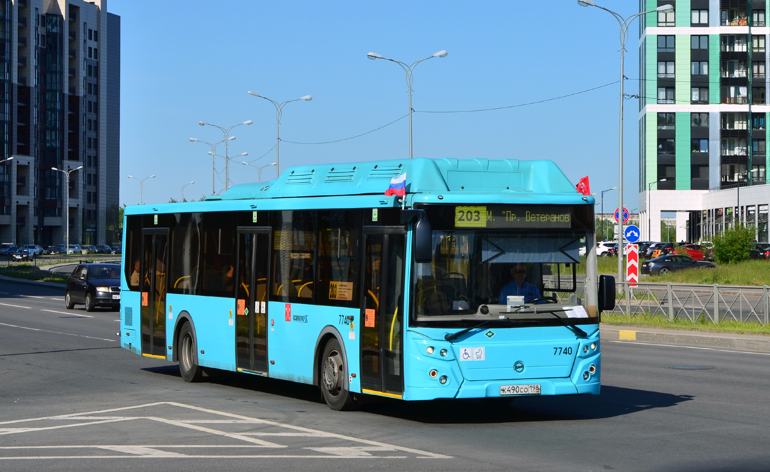 Санкт-Петербург, ЛиАЗ-5292.67 (CNG) № 7740