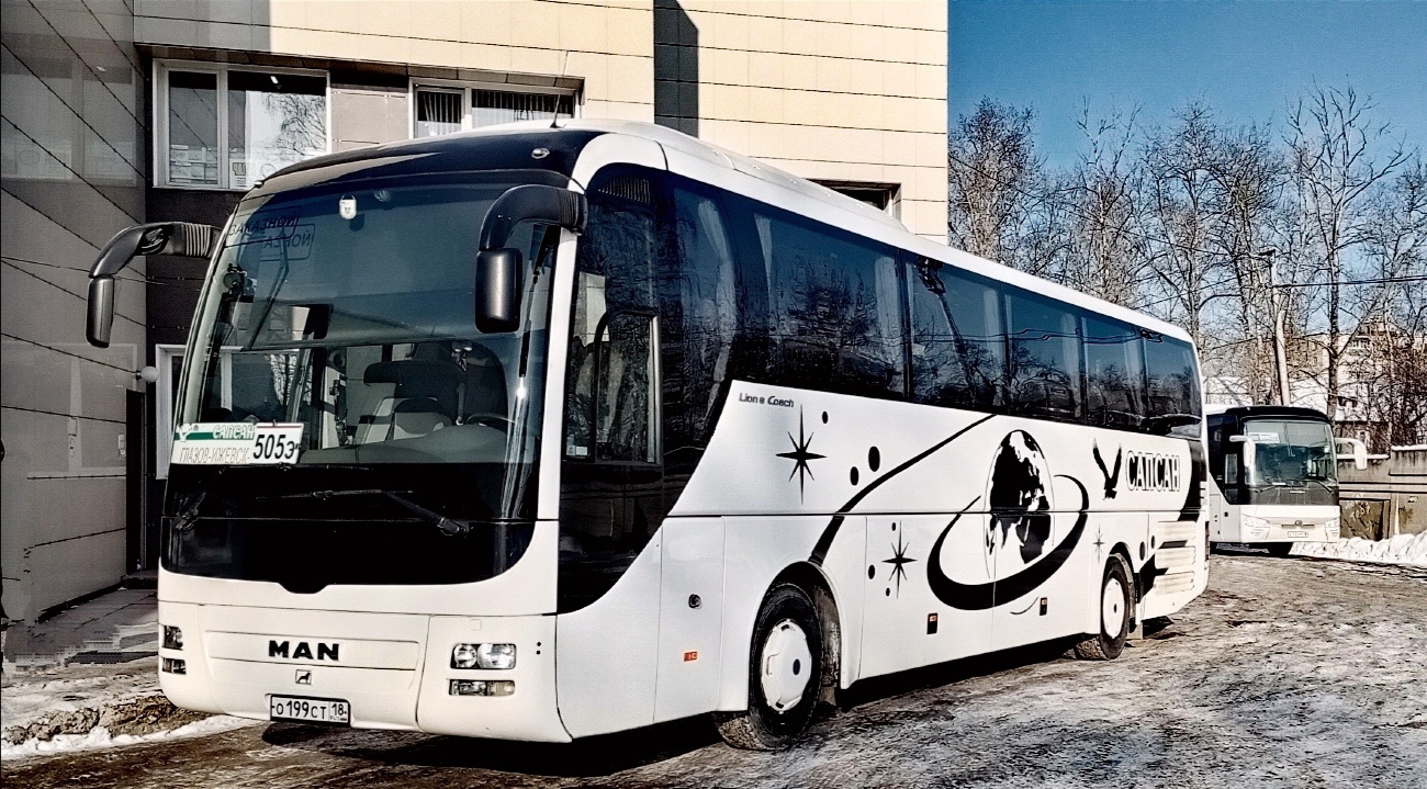 Удмуртия, MAN R07 Lion's Coach RHC444 № О 199 СТ 18