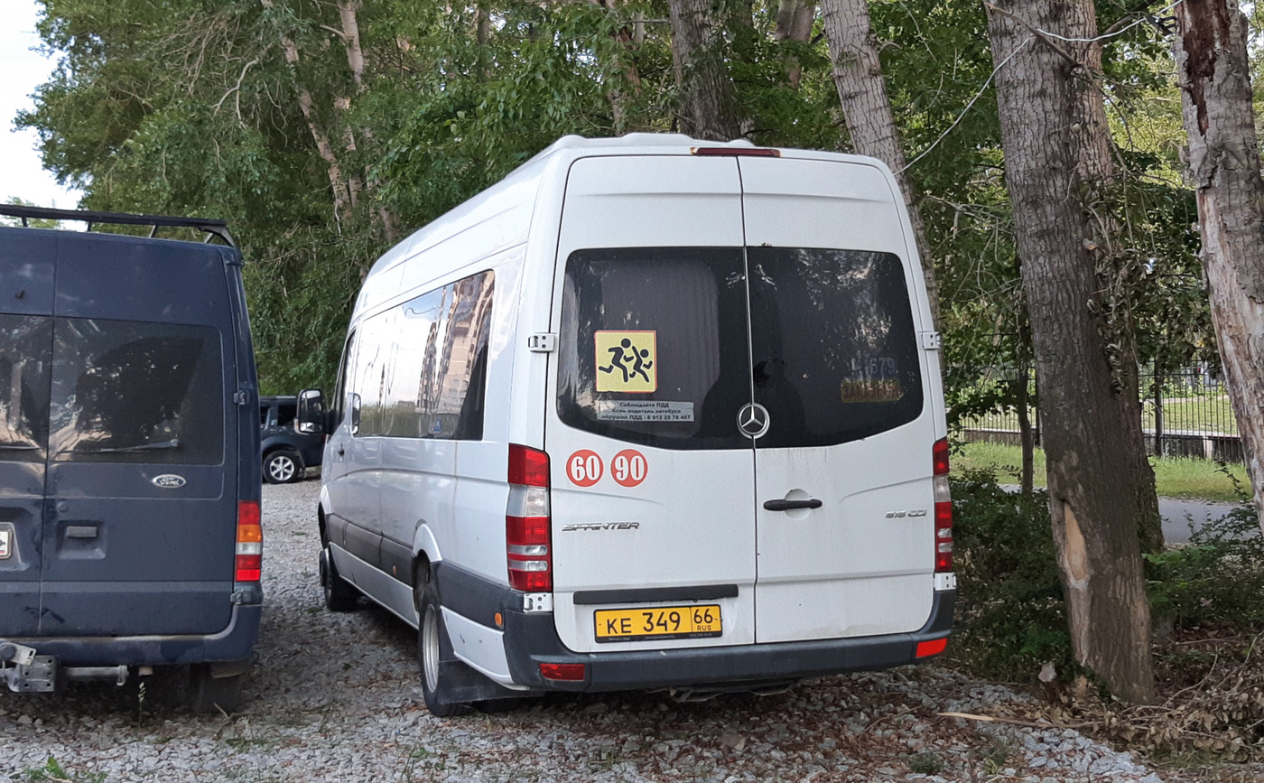 Свердловская область, Луидор-223602 (MB Sprinter) № КЕ 349 66
