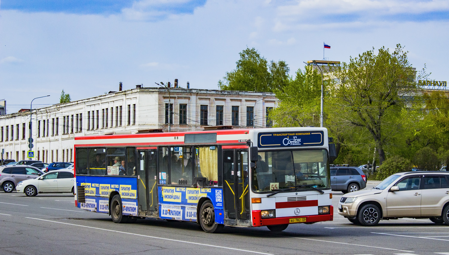 Алтайский край, Mercedes-Benz O405N2 № АО 782 22