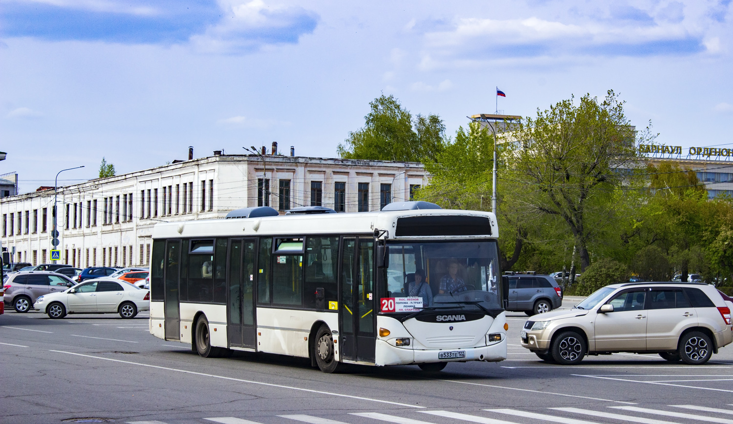 Алтайский край, Scania OmniLink I (Скания-Питер) № В 533 ТЕ 122