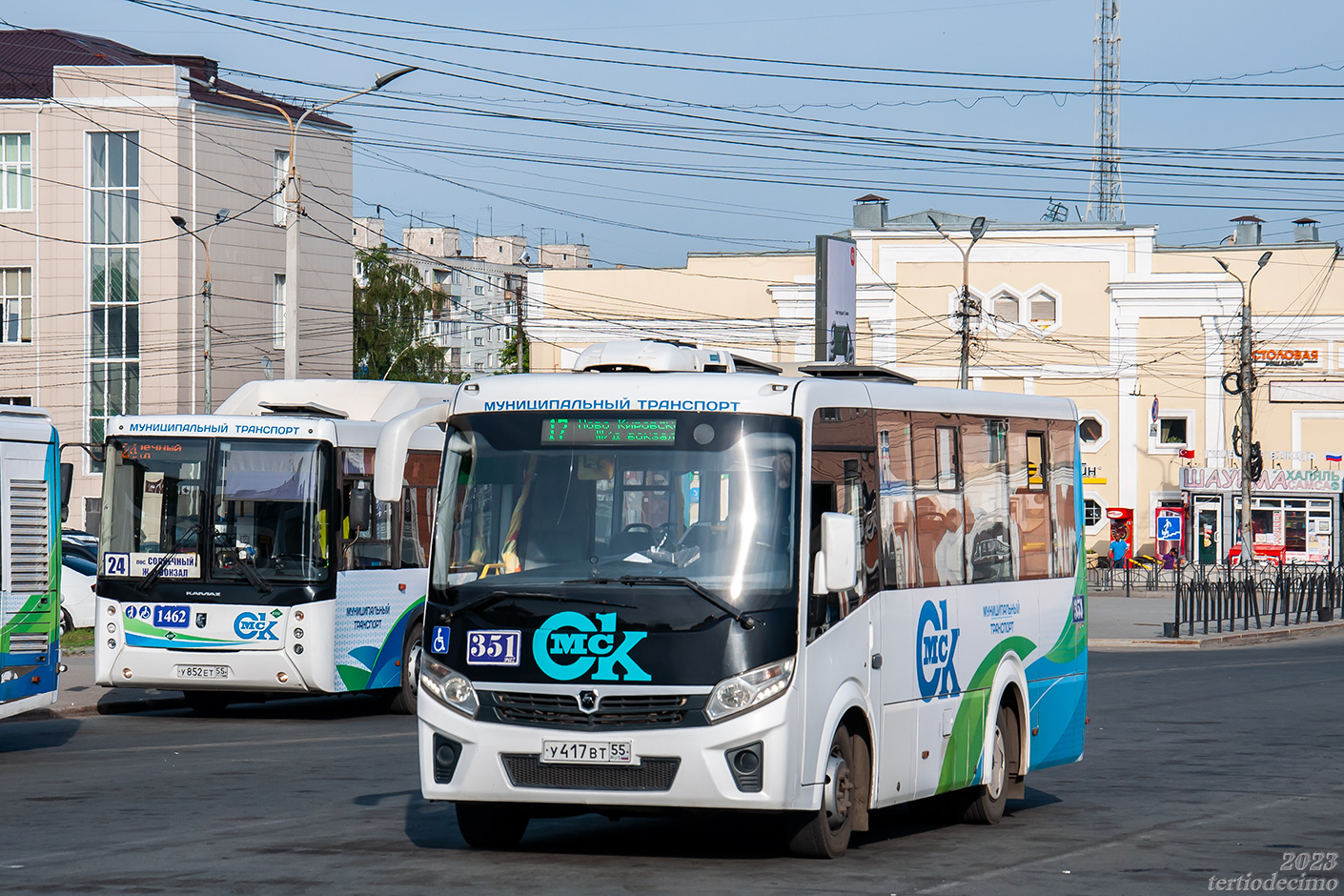 Omsk region, PAZ-320435-04 "Vector Next" № 351