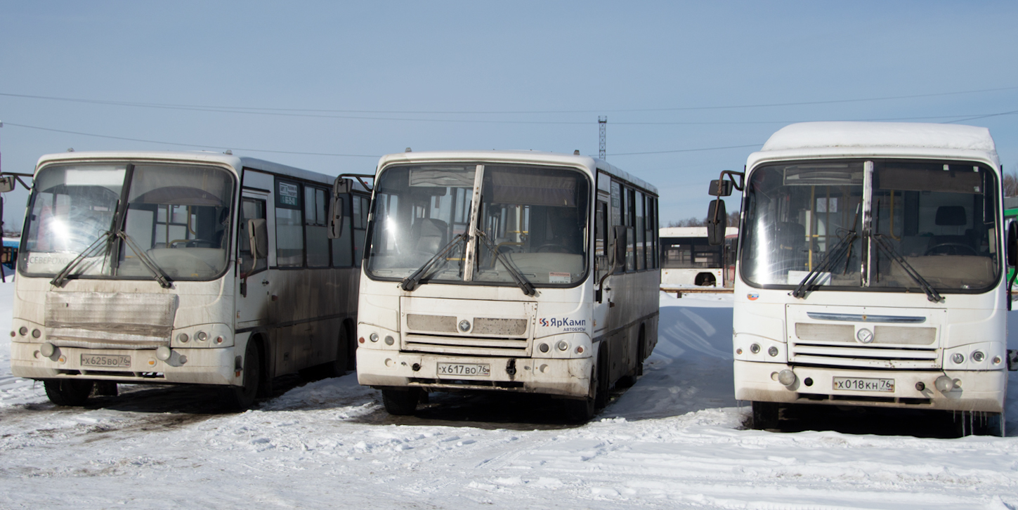 Ярославская область, ПАЗ-320402-05 № Х 617 ВО 76; Ярославская область, ПАЗ-320402-03 № Х 018 КН 76