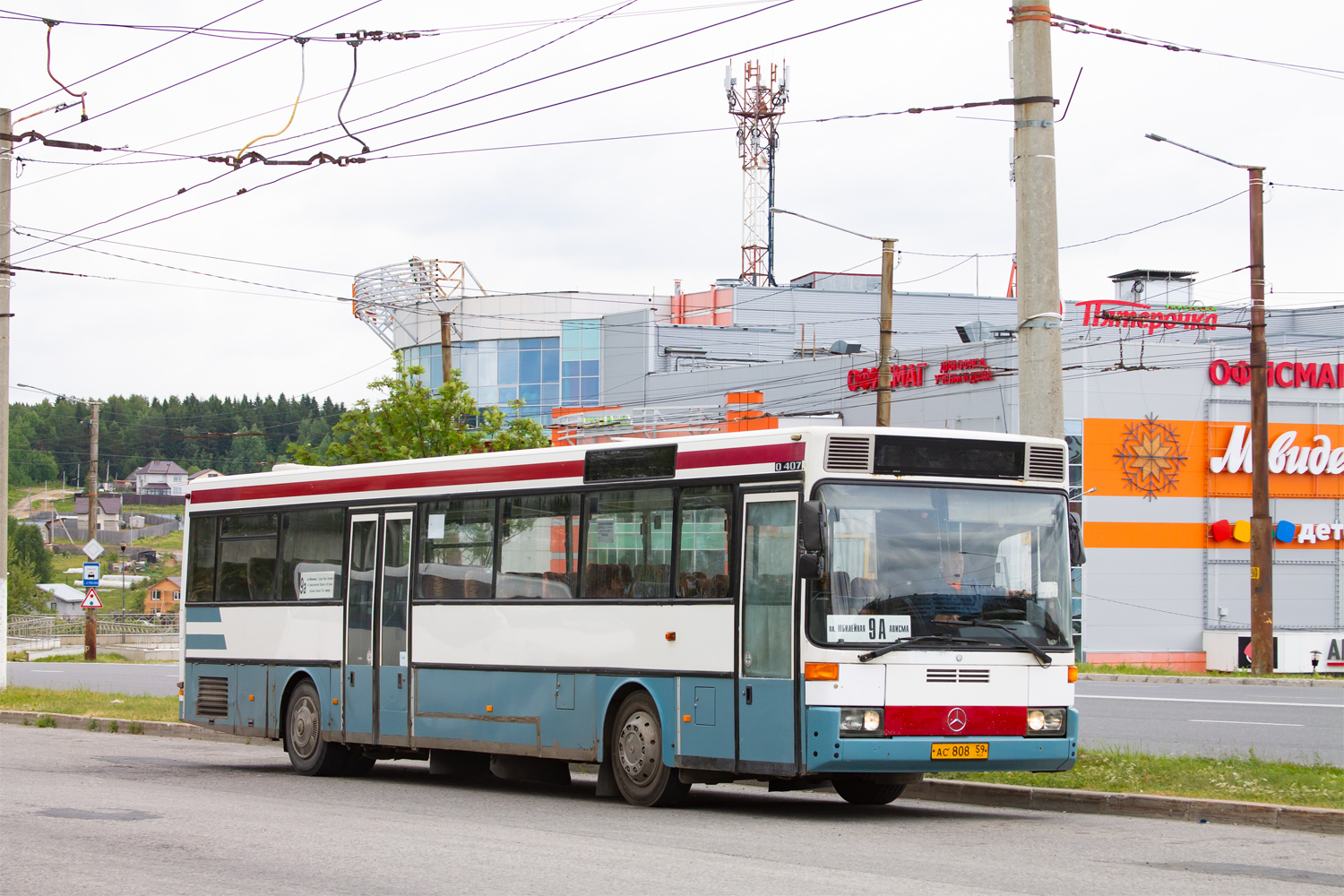 Пермский край, Mercedes-Benz O407 № АС 808 59