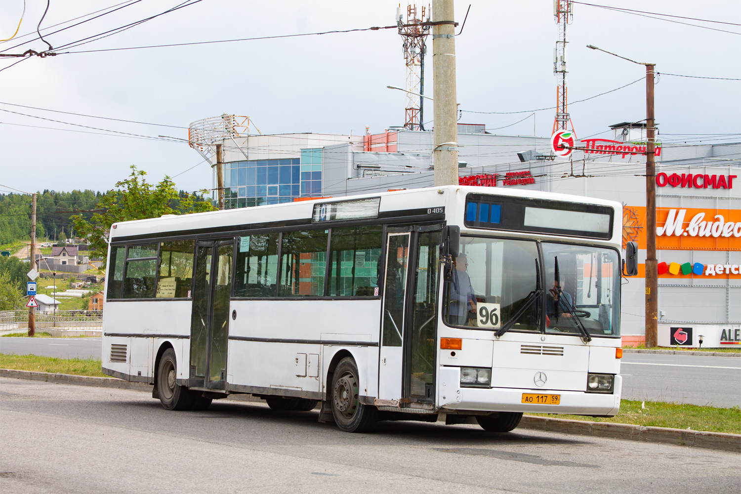 Perm region, Mercedes-Benz O405 Nr. АО 117 59